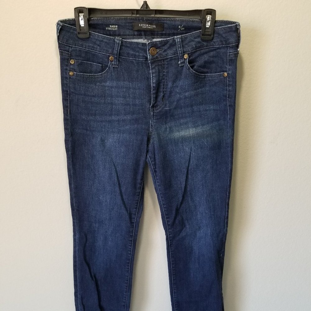 Liverpool Sadie Straight Jeans - Size 8